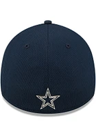 New Era Dallas Cowboys Mens Navy Blue 2022 Coaches 39THIRTY Flex Hat