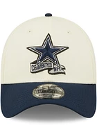 New Era Dallas Cowboys Mens Ivory 2022 Sideline 39THIRTY Flex Hat