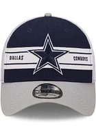 New Era Dallas Cowboys Mens Navy Blue Team Banded 39THIRTY Flex Hat
