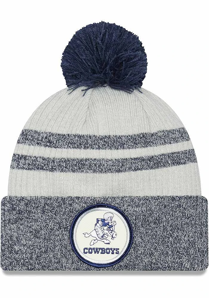 New Era Dallas Cowboys Navy Blue Retro 2022 Sideline Sport Mens Knit Hat