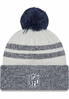 New Era Dallas Cowboys Navy Blue Retro 2022 Sideline Sport Mens Knit Hat