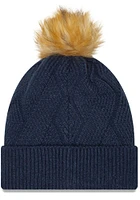 New Era Dallas Cowboys Navy Blue Snowy Cuff Womens Knit Hat