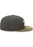 New Era Dallas Cowboys Mens Grey Olive 2T Color Pack 59FIFTY Fitted Hat