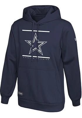 New Era Dallas Cowboys Mens Navy Blue SPLIT DEFENCE Hood