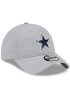 New Era Dallas Cowboys Star Logo Core Classic 9TWENTY Adjustable Hat - Grey