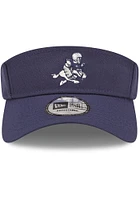 New Era Dallas Cowboys Mens Navy Blue NFL22 Sideline Visor Adjustable Visor