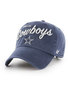 47 Dallas Cowboys Navy Blue Clean Up Womens Adjustable Hat