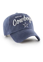 47 Dallas Cowboys Navy Blue Clean Up Womens Adjustable Hat