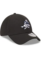 New Era Dallas Cowboys Mens Black Tonal Retro Joe 2T Team Classic 39THIRTY Flex Hat