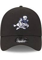 New Era Dallas Cowboys Mens Black Tonal Retro Joe 2T Team Classic 39THIRTY Flex Hat