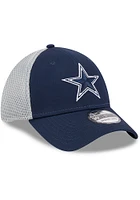 New Era Dallas Cowboys Mens Navy Blue Star Logo 2T STM Neo 39THIRTY Flex Hat