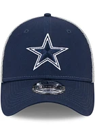 New Era Dallas Cowboys Mens Navy Blue Star Logo 2T STM Neo 39THIRTY Flex Hat
