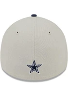 New Era Dallas Cowboys Mens Ivory 2023 NFL Draft 39THIRTY Flex Hat