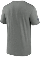 Nike Dallas Cowboys Grey Sideline Legend Design Short Sleeve T Shirt