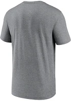 Nike Dallas Cowboys Grey Logo Legend Short Sleeve T Shirt