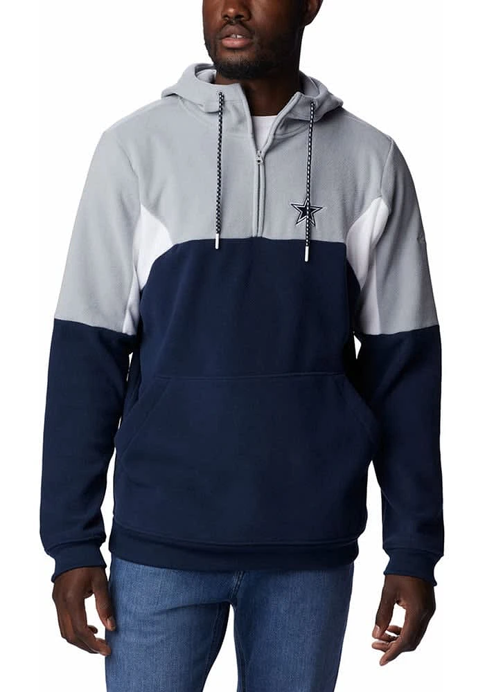 Dallas Cowboys Mens Navy Blue LODGE Long Sleeve Hoodie