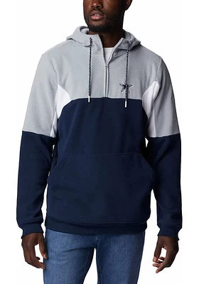Dallas Cowboys Mens Navy Blue LODGE Long Sleeve Hoodie