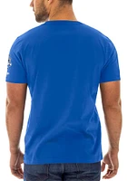 New Era Dallas Cowboys Blue GAMEDAY WORDMARK Short Sleeve Fashion T Shirt