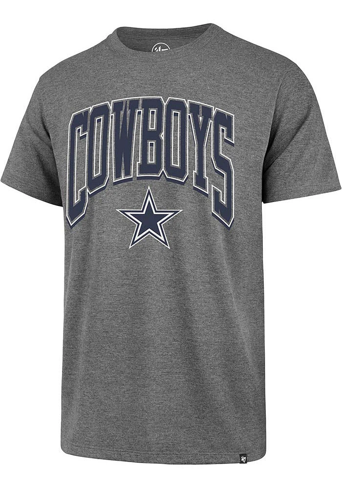 47 Dallas Cowboys Grey WALK TALL Short Sleeve Fashion T Shirt
