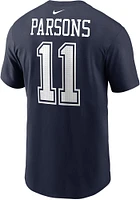 Micah Parsons Dallas Cowboys Navy Blue Player Short Sleeve T Shirt