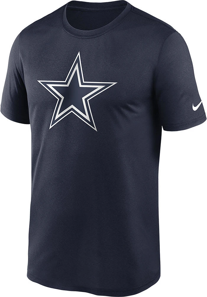 Nike Dallas Cowboys Navy Blue Logo Legend Graphic Short Sleeve T Shirt