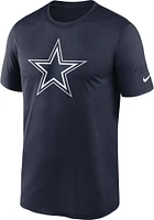 Nike Dallas Cowboys Navy Blue Logo Legend Graphic Short Sleeve T Shirt