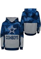 Dallas Cowboys Youth Navy Blue Covert Long Sleeve Hoodie