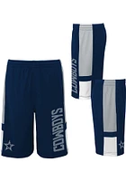 Dallas Cowboys Youth Navy Blue Lateral Shorts