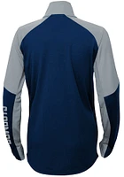 Dallas Cowboys Youth Navy Blue Audible Long Sleeve Quarter Zip Shirt