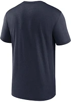 Nike Dallas Cowboys Navy Blue Wordmark Legend Short Sleeve T Shirt