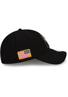 New Era Dallas Cowboys Black 2022 Salute to Service 9TWENTY Womens Adjustable Hat