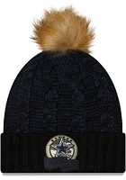 New Era Dallas Cowboys Black 2022 Salute to Service Pom Womens Knit Hat