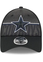 New Era Dallas Cowboys Black 2023 Training Camp JR 9FORTY Youth Adjustable Hat