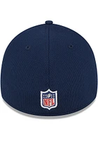 New Era Dallas Cowboys Mens Navy Blue 2023 Training Camp 39THIRTY Flex Hat