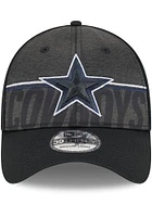 New Era Dallas Cowboys Mens Black 2023 Training Camp 39THIRTY Flex Hat