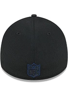 New Era Dallas Cowboys Mens Black 2023 Training Camp 39THIRTY Flex Hat