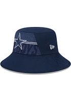 New Era Dallas Cowboys Navy Blue 2023 Training Camp Stretch Mens Bucket Hat