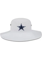 New Era Dallas Cowboys White 2023 Training Camp Panama Mens Bucket Hat
