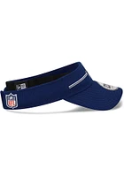 New Era Dallas Cowboys Mens Navy Blue 2023 Training Camp Adjustable Visor