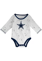 Dallas Cowboys Infant Navy Blue Dream Team Hat Set Top and Bottom