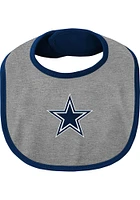 Dallas Cowboys Baby Navy Blue Little Champ Set One Piece with Bib