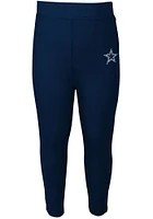 Dallas Cowboys Toddler Girls Forever Love Top and Bottom Set Navy Blue