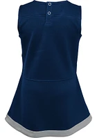 Dallas Cowboys Toddler Girls Navy Blue Captain Dress Sets Cheer