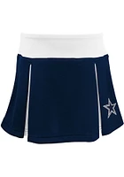Dallas Cowboys Girls Navy Blue Spirit 2PC Cheer Set