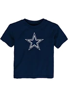 Dallas Cowboys Toddler Navy Blue Primary Logo Short Sleeve T-Shirt