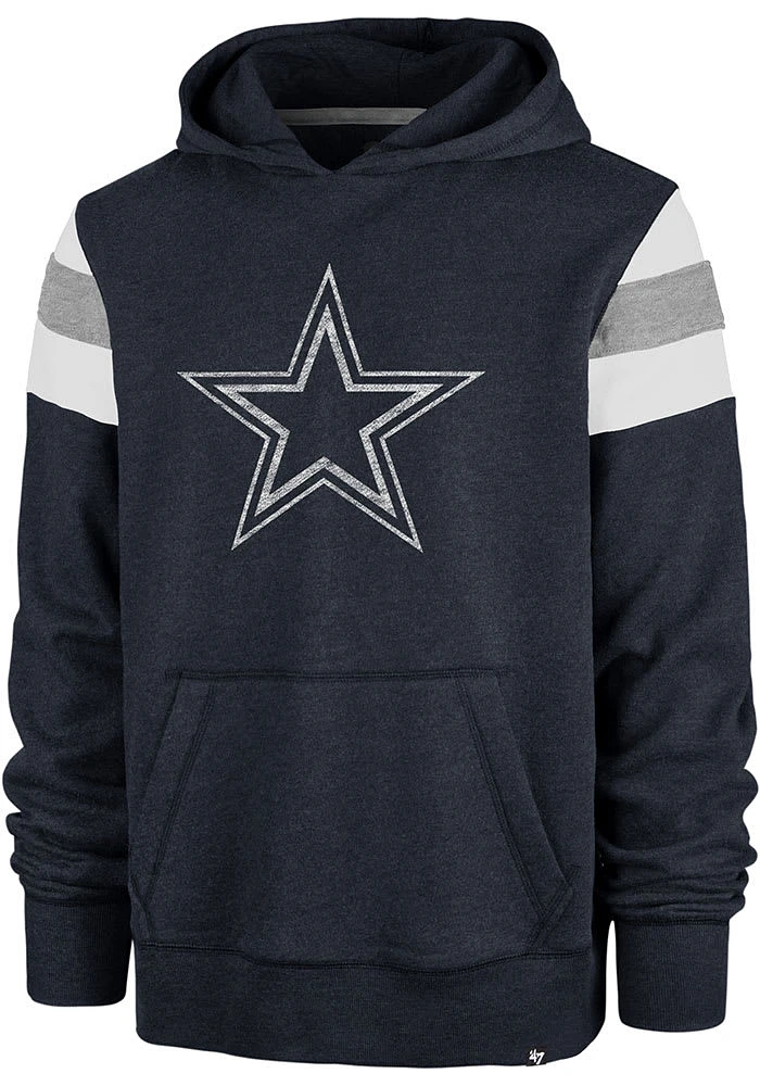47 Dallas Cowboys Mens Navy Blue PREMIER NICO Fashion Hood