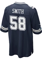 Mazi Smith  Nike Dallas Cowboys Navy Blue Home Game Football Jersey