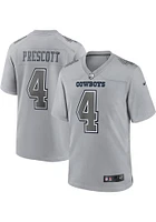 Dak Prescott  Nike Dallas Cowboys Grey Atmosphere Football Jersey