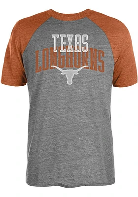 Texas Longhorns Grey Frankie Short Sleeve Fashion T Shirt