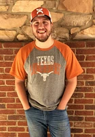 Texas Longhorns Grey Frankie Short Sleeve Fashion T Shirt